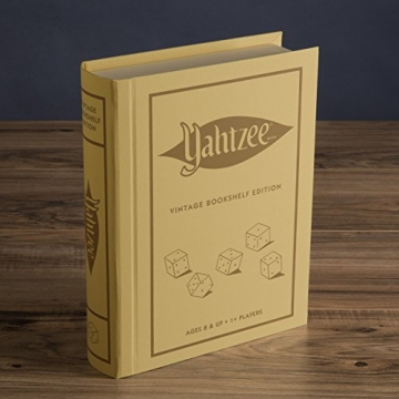 Yahtzee Vintage Bookshelf Edition by WS Game Company