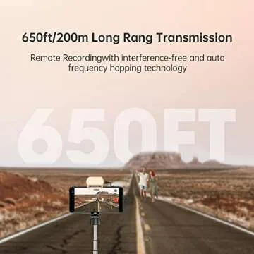 Hollyland Lark M1 Wireless Lavalier Microphone with Noise Cancellation, 656ft Transmission, 8H Battery Life, Compact Wireless Lapel Mic for DSLR Cameras, iPhone, Android, Live Streaming-Light Pink