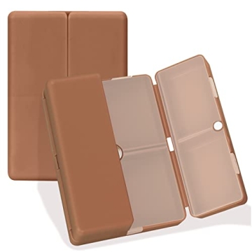 FYY Daily Pill Organizer, 7 Compartments Portable Travel Pill Case, [Folding Design] for Purse Pocke...