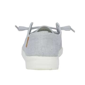 Hey Dude Women's Wendy Chambray Lilac Size 7 | Women’s Shoes | Women’s Lace Up Loafers | Comfortable & Light-Weight