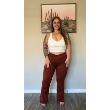 Aoxjox Women's Longline Fitness Sports Bra for Everyday Comfort