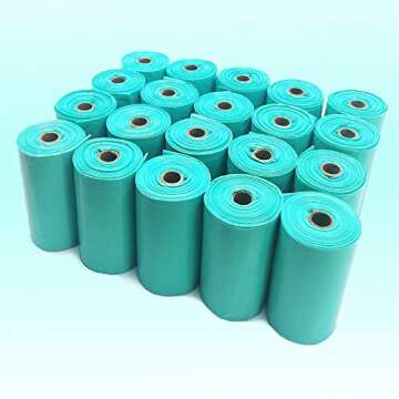 POQOD Leak-Proof Dog Waste Bags - 300 Count Eco-Friendly Disposal Solution