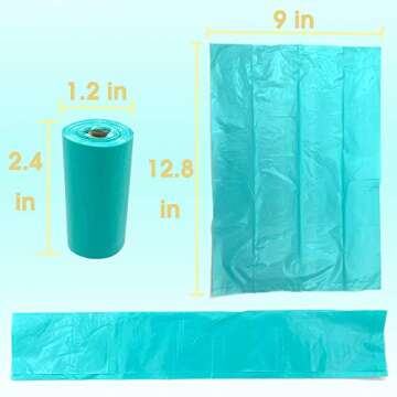 Eco-Friendly Leak-Proof Dog Waste Bags - 300 Count