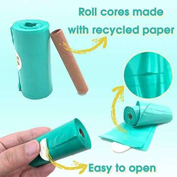 Eco-Friendly Leak-Proof Dog Waste Bags - 300 Count