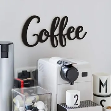 Elegant Coffee Wall Sign for Your Kitchen Decor