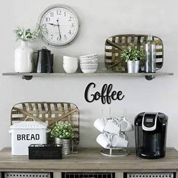 Elegant Coffee Wall Sign for Your Kitchen Decor