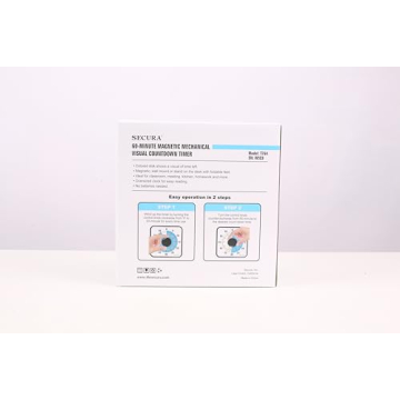 Secura Eco-Friendly Visual Timer No Batteries Needed