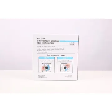 Secura Eco-Friendly Visual Timer No Batteries Needed