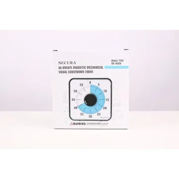Secura Eco-Friendly Visual Timer No Batteries Needed