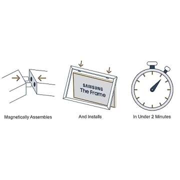 Frame My TV Deco TV Frames - Antique Gold Smart Frame Compatible Only with Samsung The Frame TV (32", Fits 2021-2025)