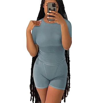 ZFLM Casual Workout Women's Two Piece Outfits