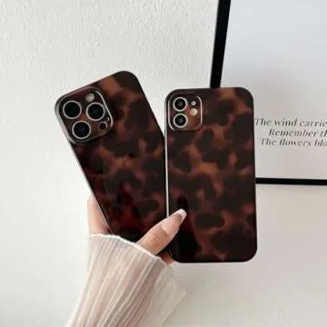 Chic Tortoise Shell Phone Case for iPhone 16 Pro