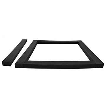 RecPro 14" x 14" RV Roof Air Conditioner Gasket - Durable Seal with Adhesive Backing