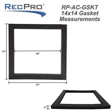 RecPro 14" x 14" RV Air Conditioner Gasket For Easy Installation