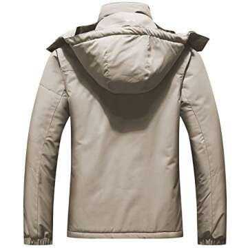 SUOKENI Women's Waterproof Warm Winter Snow Coat Hooded Raincoat Ski Snowboarding Jacket