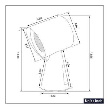 CIARRA Portable Range Hood, Desktop Range Hood with 2 Speed Exhaust Fan, Detachable Aluminum Filter, Large Oil Collection Cup, Portable Kitchen Exhaust Fan for Indoor BBQ, Hot Pot