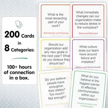 200 Conversation Starter Cards for Effective Team Building