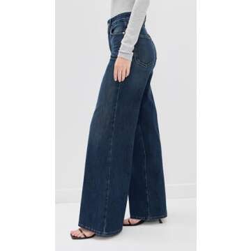 Good American Palazzo Jeans: Stylish & Comfortable Fit