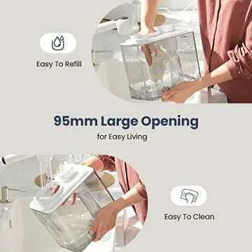 Rbioko 6.5L Humidifier for Large Rooms - Whisper-Quiet Vaporizer