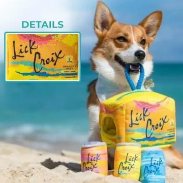 LickCroix Grrriety Pack Plush Dog Toy for All Breeds