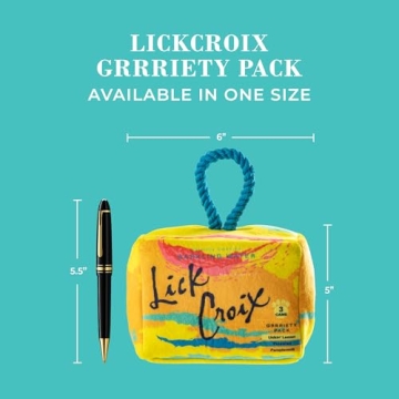 LickCroix Grrriety Pack Plush Dog Toy for All Breeds