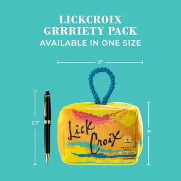 LickCroix Grrriety Pack Plush Dog Toy for All Breeds