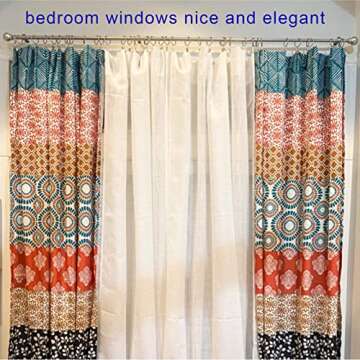 LLPJS 40 Pack Metal Curtain Rings with Clips, Curtain Clip Rings Hooks for Hanging Drapery Drapes Bows, Curtain Rod Rings 1.5 inch Interior Diameter, Matte Silver