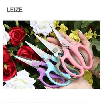 Leize Flower Scissors - Premium Floral Shears for Pruning