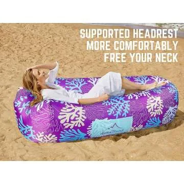 AlphaBeing Inflatable Lounger for Beach and Camping