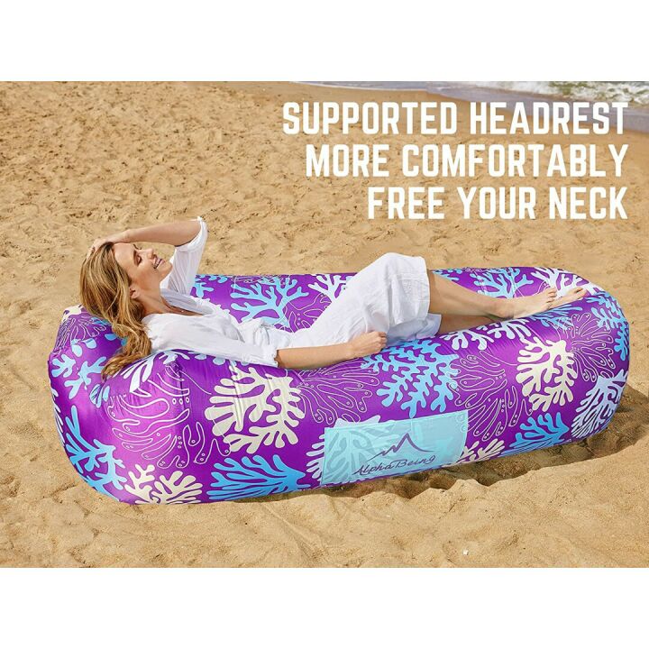 AlphaBeing Inflatable Lounger for Beach and Camping