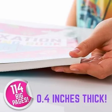 GirlZone Relaxation Coloring Book with Unicorns and More