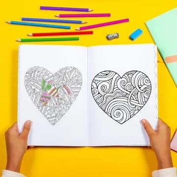 GirlZone Relaxation Coloring Book with Unicorns and More