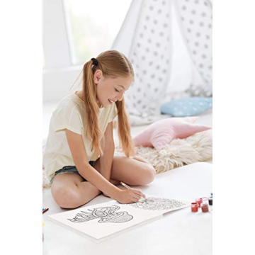 GirlZone Relaxation Coloring Book with Unicorns and More
