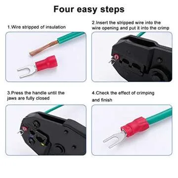 Buy Baomain Fork Spade Connectors 16-22AWG - 100PCS