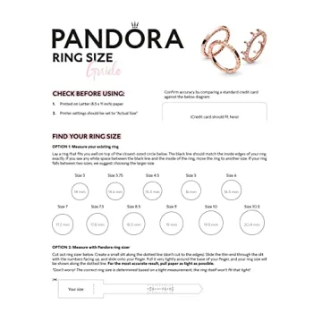 Pandora Band of Hearts Ring in Silver - Size 7 Gift Box
