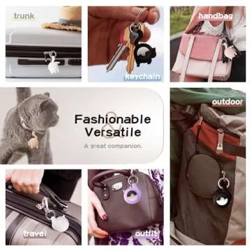 ELETIUO 4 Pack Airtag Holder Compatible with AirTag,Silicone Waterproof Drop Shockproof Protective Air Tag Case with Keychain,Scratch Resistant for Pet Tracking,Kids,Bags,Keys,Luggage,Black