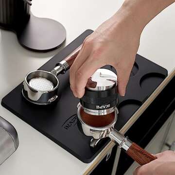 IKAPE Coffee Mat: Essential Espresso Tamping Station