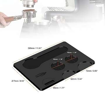 IKAPE Coffee Mat: Essential Espresso Tamping Station