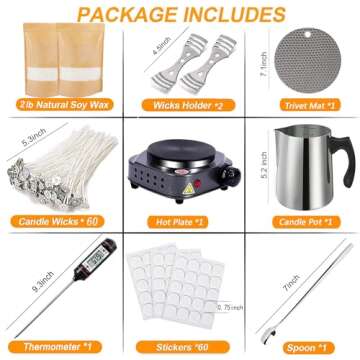 BBAXI Candle Making Kit: Craft Your Own Candles Effortlessly!
