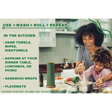 Eco Friendly Reusable Paper Towels Roll - 29 Pack