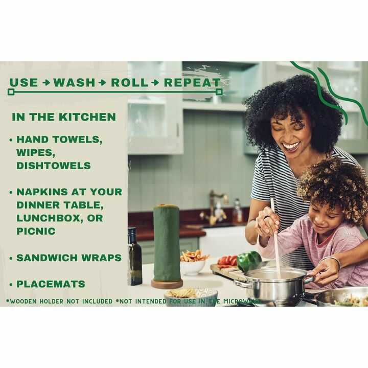 Eco Friendly Reusable Paper Towels Roll - 29 Pack