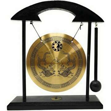 Feng Shui Desktop Gong for Home Office Decor