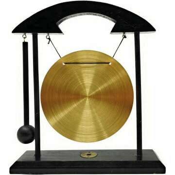 Feng Shui Desktop Gong for Home Office Decor