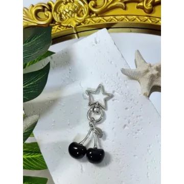 Cute Cherry Keychain for Women and Girls - Kawaii Accessory