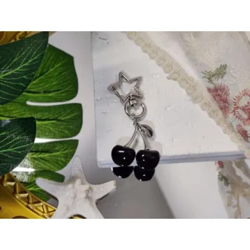 Cute Cherry Keychain for Women and Girls - Kawaii Accessory