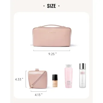 EACHY Travel Makeup Bag for Stylish Organization
