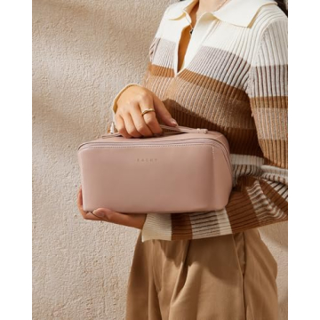 EACHY Travel Makeup Bag for Stylish Organization