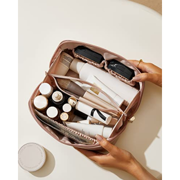 EACHY Travel Makeup Bag for Stylish Organization