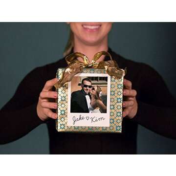 HP Photo Paper, Sticky Back Social Media Snapshots, (4x5 inch), 25 sheets, Model:1BG59A