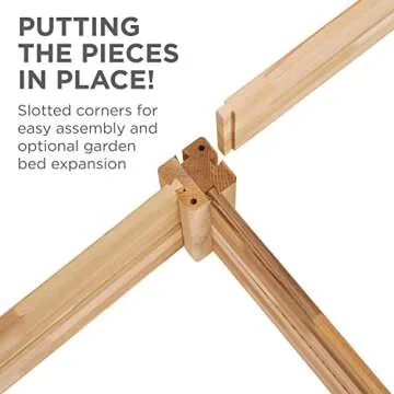 Jumbl Cedar Garden Bed for Growing Fresh Herbs & Vegetables